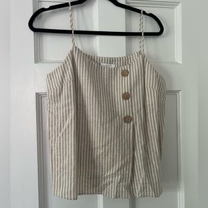 Top shop women’s striped linen top